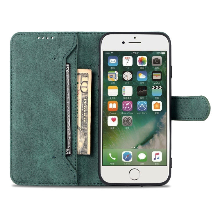 For iPhone SE 2022 / SE 2020 / 8 / 7 AZNS Dream II Skin Feel PU+TPU Horizontal Flip Leather Case with Holder & Card Slots & Wallet