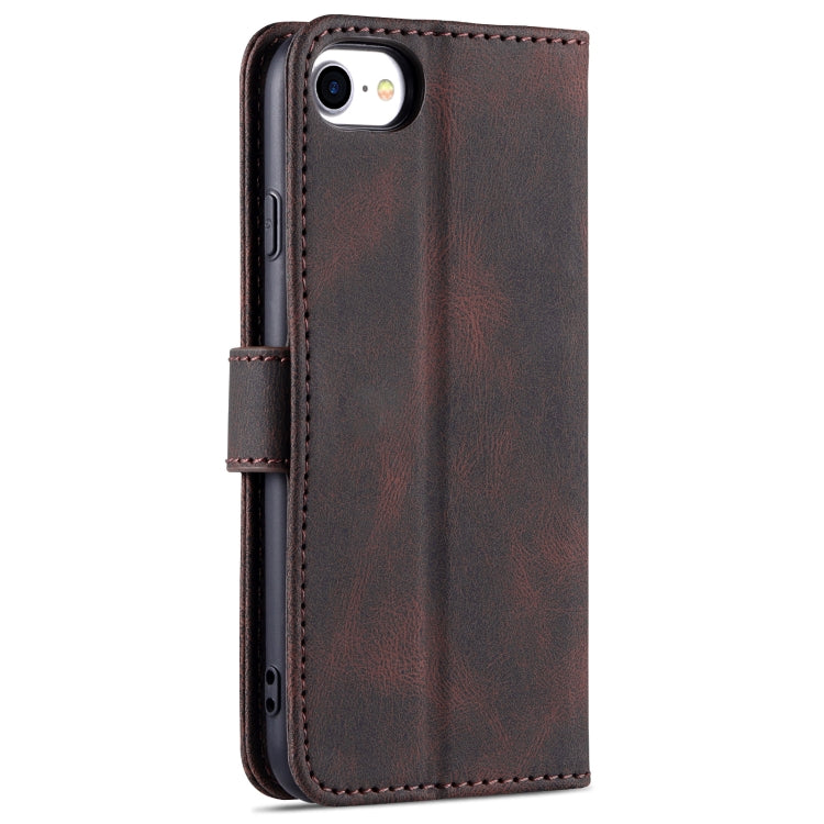 For iPhone SE 2022 / SE 2020 / 8 / 7 AZNS Dream II Skin Feel PU+TPU Horizontal Flip Leather Case with Holder & Card Slots & Wallet