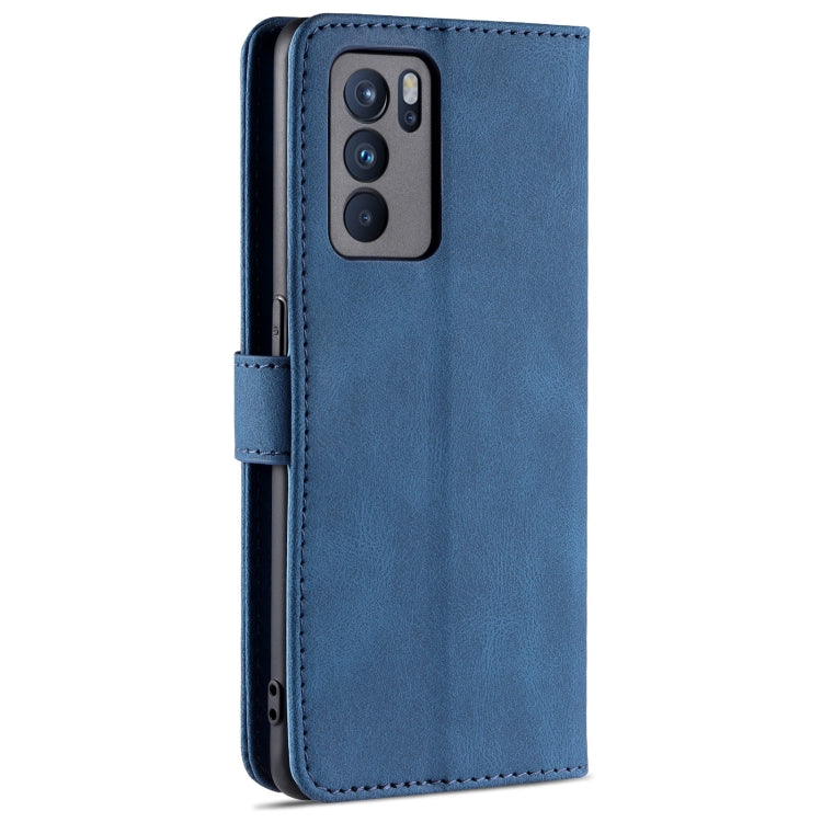 For OPPO Reno6 5G AZNS Dream II Skin Feel PU+TPU Horizontal Flip Leather Case with Holder & Card Slots & Wallet