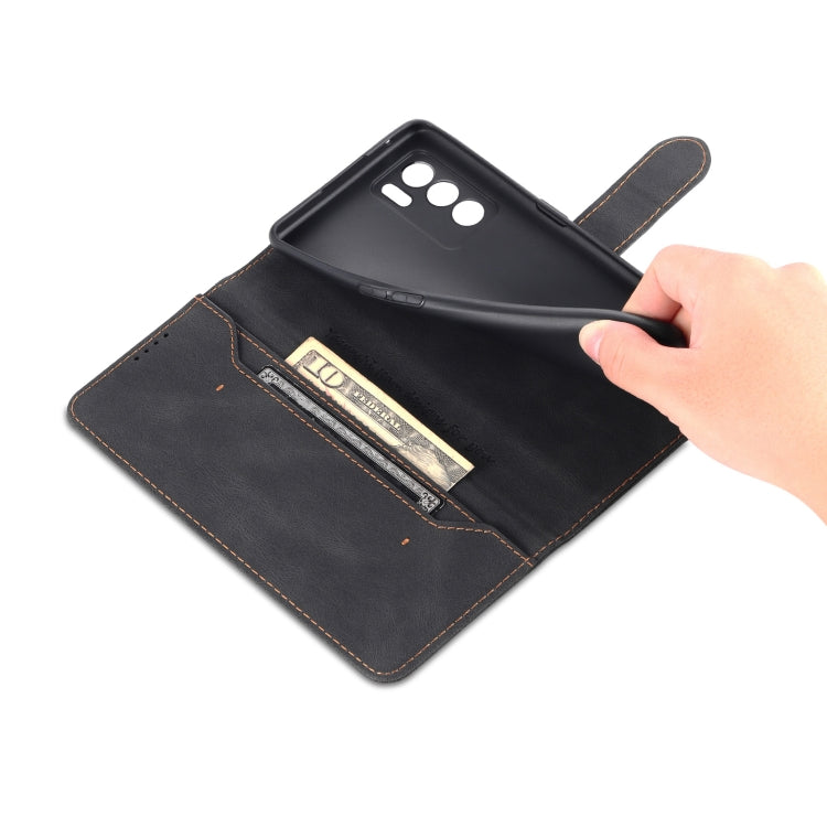 For OPPO Reno6 5G AZNS Dream II Skin Feel PU+TPU Horizontal Flip Leather Case with Holder & Card Slots & Wallet