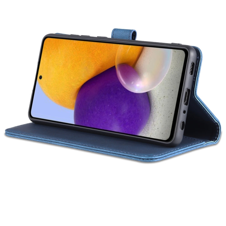 For Samsung Galaxy A72 5G / 4G AZNS Dream II Skin Feel PU+TPU Horizontal Flip Leather Case with Holder & Card Slots & Wallet