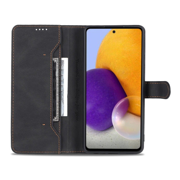 For Samsung Galaxy A72 5G / 4G AZNS Dream II Skin Feel PU+TPU Horizontal Flip Leather Case with Holder & Card Slots & Wallet