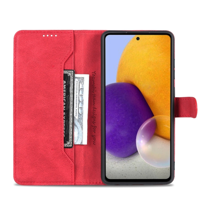 For Samsung Galaxy A72 5G / 4G AZNS Dream II Skin Feel PU+TPU Horizontal Flip Leather Case with Holder & Card Slots & Wallet