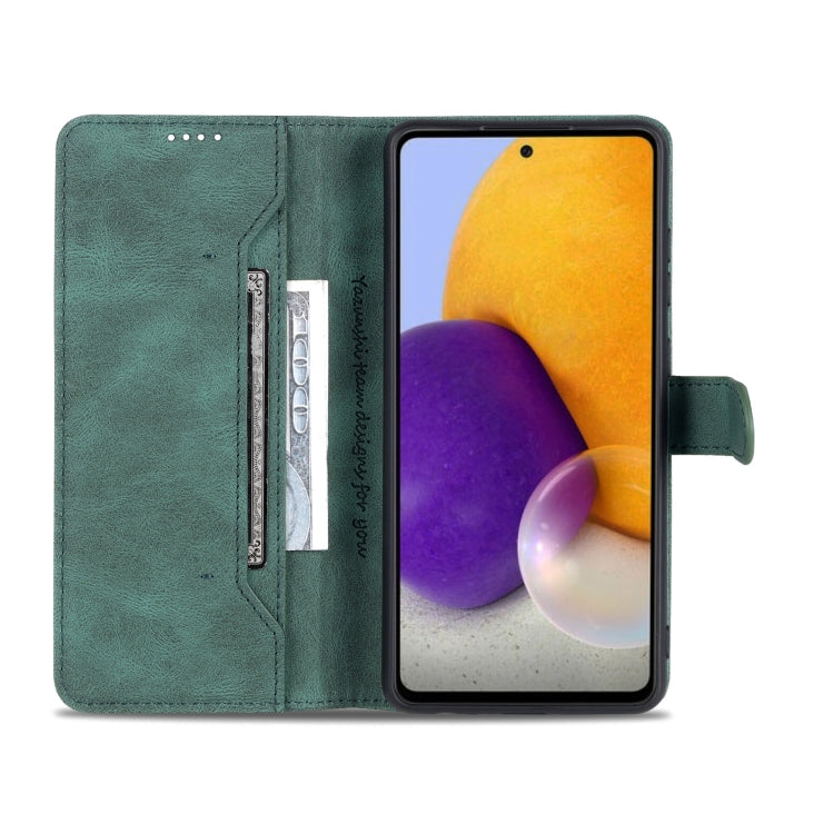 For Samsung Galaxy A72 5G / 4G AZNS Dream II Skin Feel PU+TPU Horizontal Flip Leather Case with Holder & Card Slots & Wallet