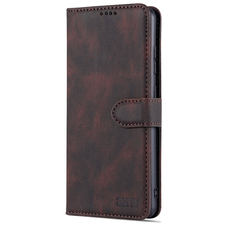 For Samsung Galaxy A72 5G / 4G AZNS Dream II Skin Feel PU+TPU Horizontal Flip Leather Case with Holder & Card Slots & Wallet