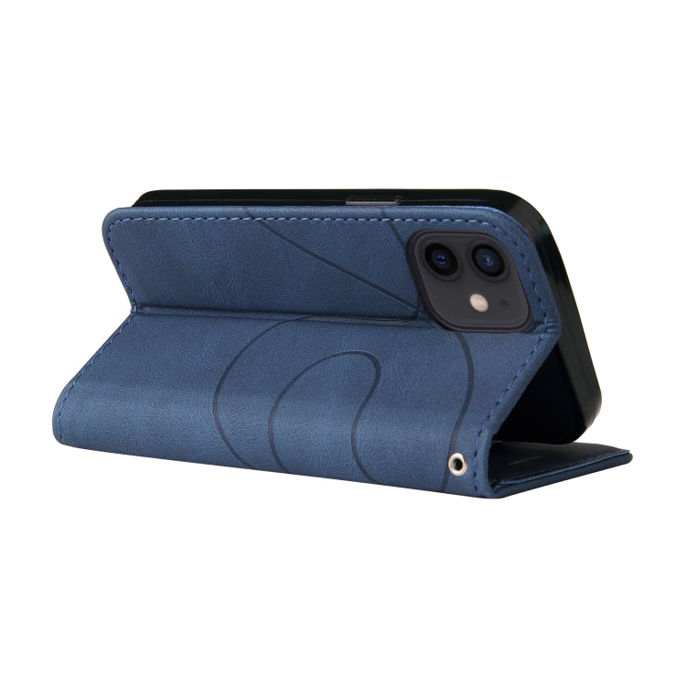 For iPhone 13 mini Dual-color Splicing Horizontal Flip PU Leather Case with Holder & Card Slots & Wallet