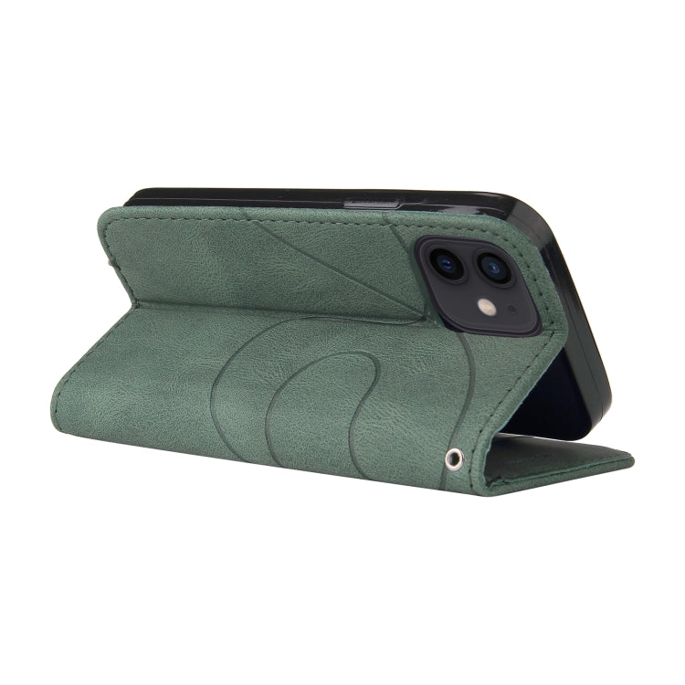 For iPhone 13 mini Dual-color Splicing Horizontal Flip PU Leather Case with Holder & Card Slots & Wallet