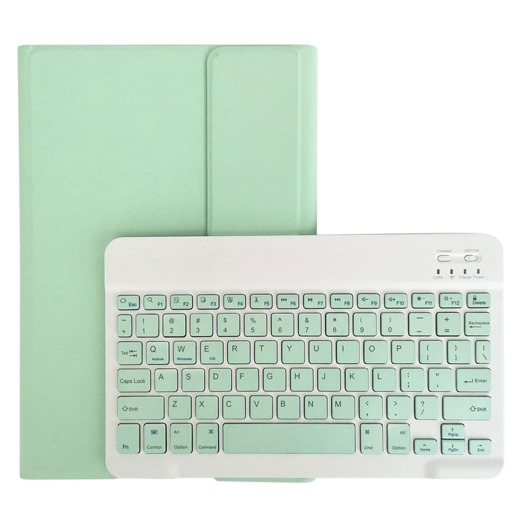 For Lenovo Pad Tab P11 Pro 11.5 inch TB-J706F LX115 Solid Color Detachable Square Keycap Bluetooth Keyboard Leather Tablet Case with Stand