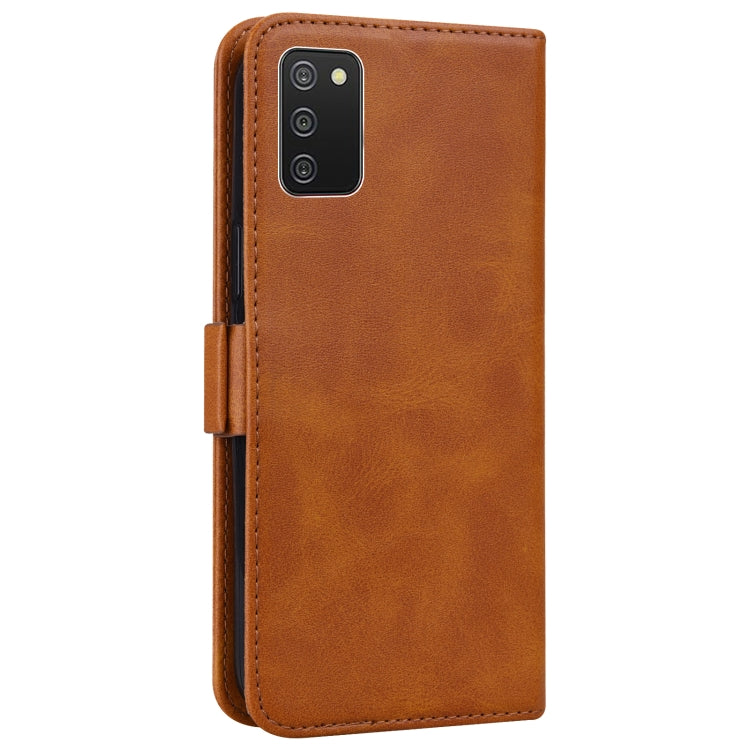 For Samsung Galaxy A02s / M02s Embossed Cat Butterflies Pattern Horizontal Flip Leather Case with Card Slot & Holder & Wallet