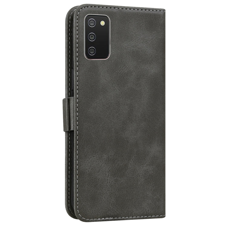 For Samsung Galaxy A02s / M02s Embossed Cat Butterflies Pattern Horizontal Flip Leather Case with Card Slot & Holder & Wallet