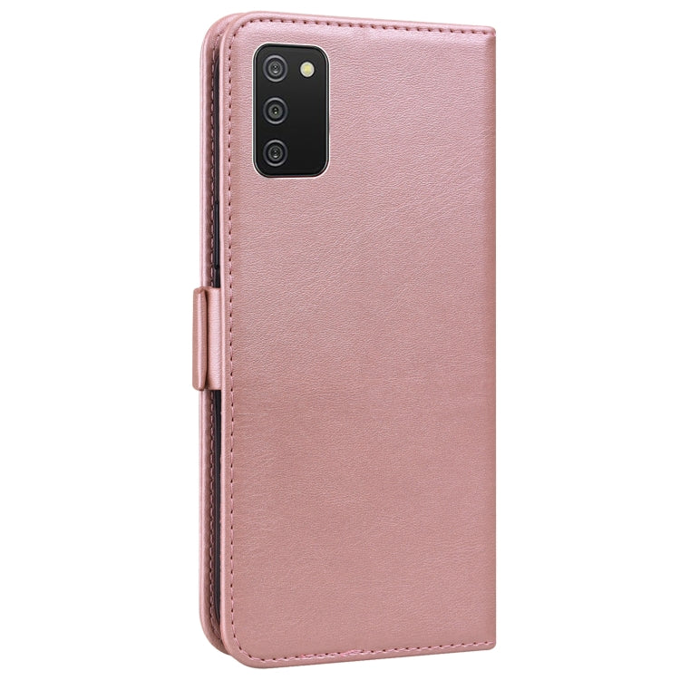 For Samsung Galaxy A02s / M02s Embossed Cat Butterflies Pattern Horizontal Flip Leather Case with Card Slot & Holder & Wallet