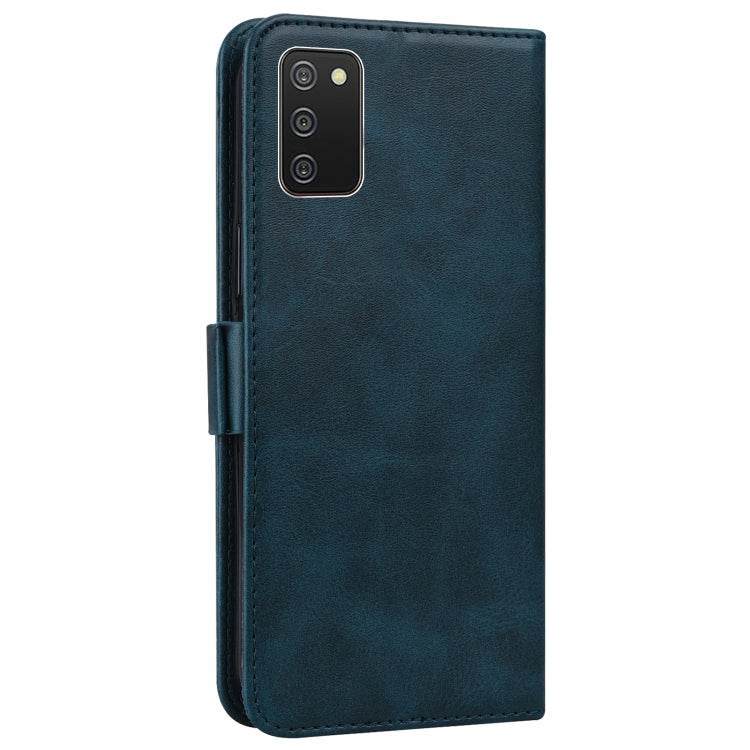 For Samsung Galaxy A02s / M02s Embossed Cat Butterflies Pattern Horizontal Flip Leather Case with Card Slot & Holder & Wallet