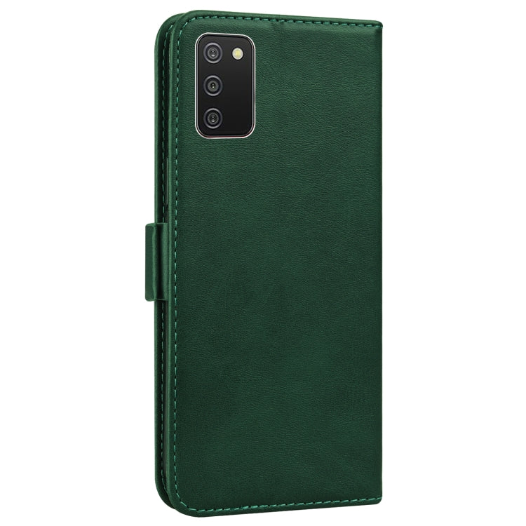 For Samsung Galaxy A02s / M02s Embossed Cat Butterflies Pattern Horizontal Flip Leather Case with Card Slot & Holder & Wallet