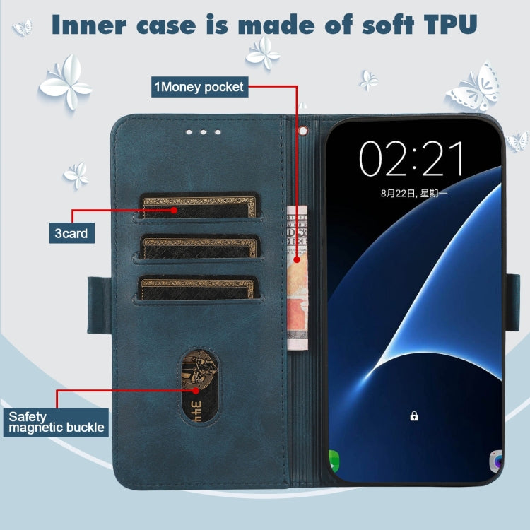 For Samsung Galaxy A11 / M11 Embossed Cat Butterflies Pattern Horizontal Flip Leather Case with Card Slot & Holder & Wallet