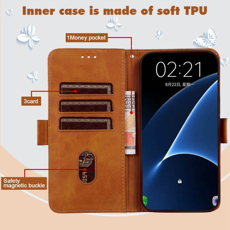For Samsung Galaxy A20e Embossed Cat Butterflies Pattern Horizontal Flip Leather Case with Card Slot & Holder & Wallet