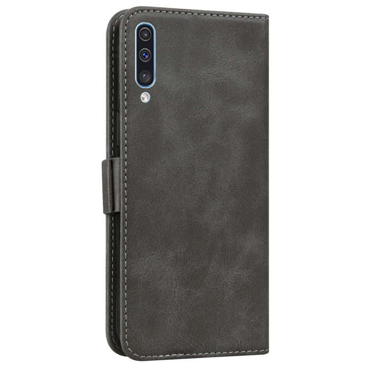 For Samsung Galaxy A30s EU Version Embossed Cat Butterflies Pattern Horizontal Flip Leather Case with Card Slot & Holder & Wallet