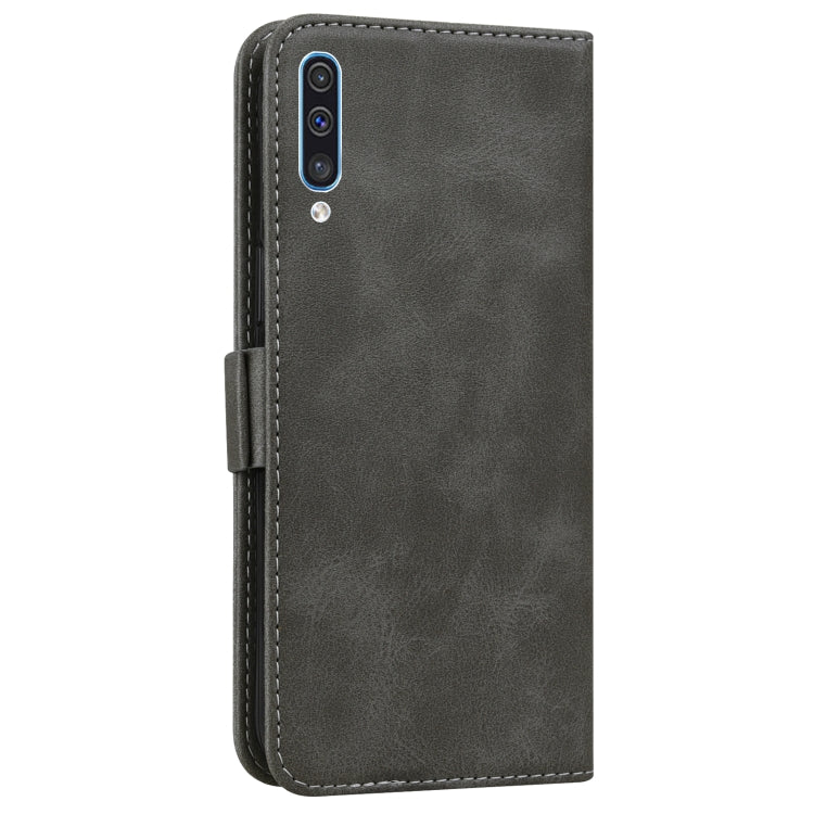 For Samsung Galaxy A30s / A50s / A50 Embossed Cat Butterflies Pattern Horizontal Flip Leather Case with Card Slot & Holder & Wallet