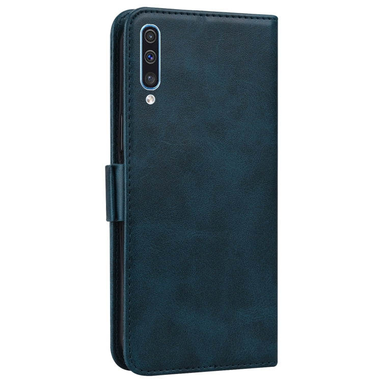 For Samsung Galaxy A30s / A50s / A50 Embossed Cat Butterflies Pattern Horizontal Flip Leather Case with Card Slot & Holder & Wallet