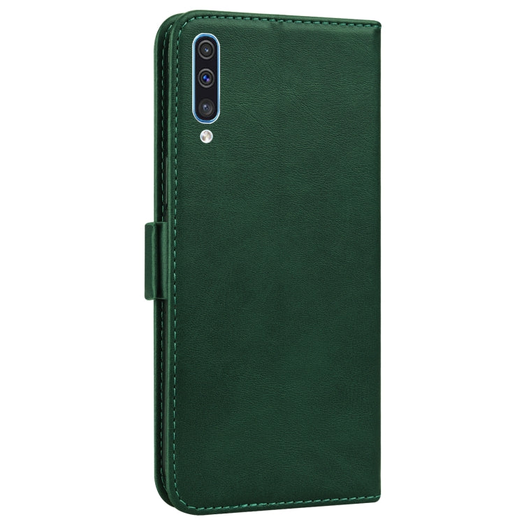 For Samsung Galaxy A30s / A50s / A50 Embossed Cat Butterflies Pattern Horizontal Flip Leather Case with Card Slot & Holder & Wallet