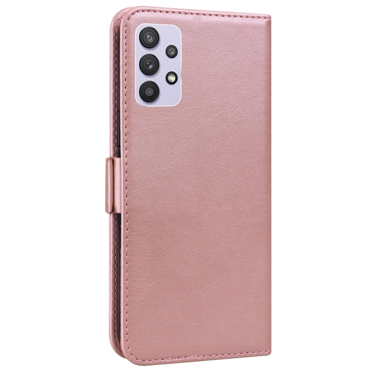 For Samsung Galaxy A32 5G Embossed Cat Butterflies Pattern Horizontal Flip Leather Case with Card Slot & Holder & Wallet