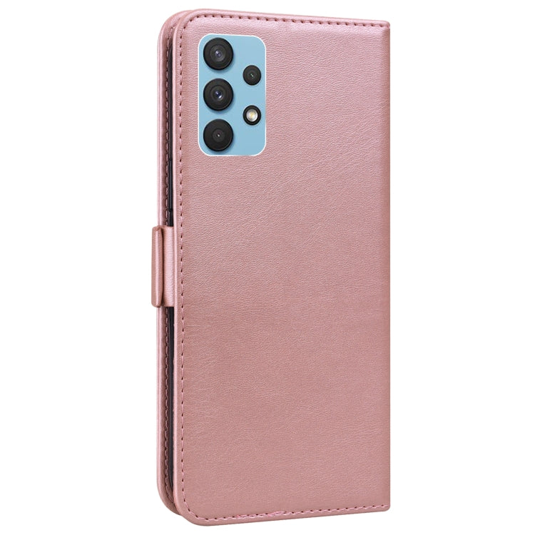 For Samsung Galaxy A32 4G Embossed Cat Butterflies Pattern Horizontal Flip Leather Case with Card Slot & Holder & Wallet