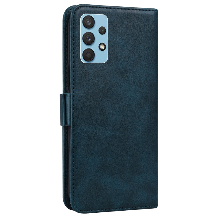 For Samsung Galaxy A32 4G Embossed Cat Butterflies Pattern Horizontal Flip Leather Case with Card Slot & Holder & Wallet