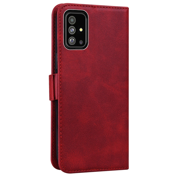 For Samsung Galaxy A51 4G Embossed Cat Butterflies Pattern Horizontal Flip Leather Case with Card Slot & Holder & Wallet