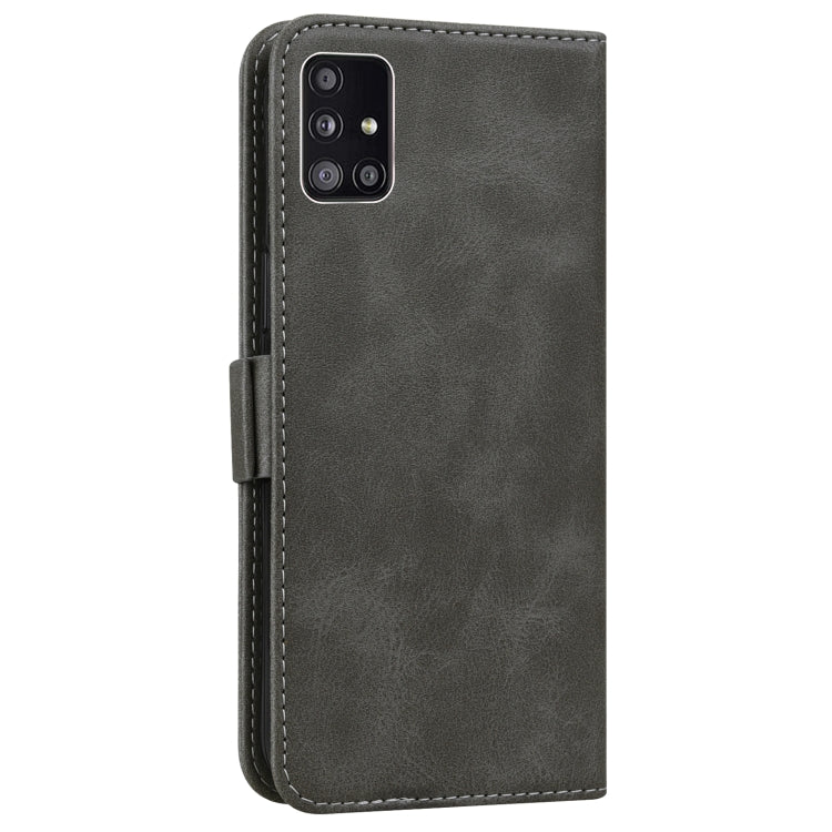 For Samsung Galaxy A51 5G Embossed Cat Butterflies Pattern Horizontal Flip Leather Case with Card Slot & Holder & Wallet
