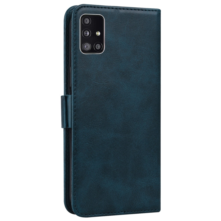 For Samsung Galaxy A51 5G Embossed Cat Butterflies Pattern Horizontal Flip Leather Case with Card Slot & Holder & Wallet