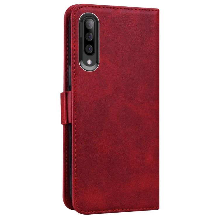 For Samsung Galaxy A70 / A70s Embossed Cat Butterflies Pattern Horizontal Flip Leather Case with Card Slot & Holder & Wallet