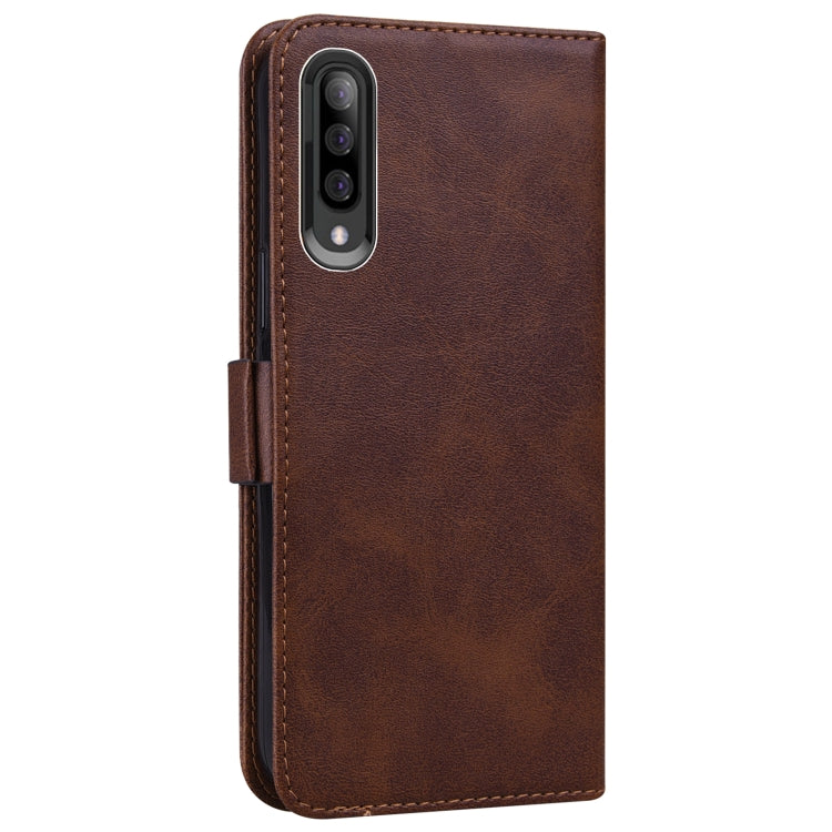 For Samsung Galaxy A70 / A70s Embossed Cat Butterflies Pattern Horizontal Flip Leather Case with Card Slot & Holder & Wallet