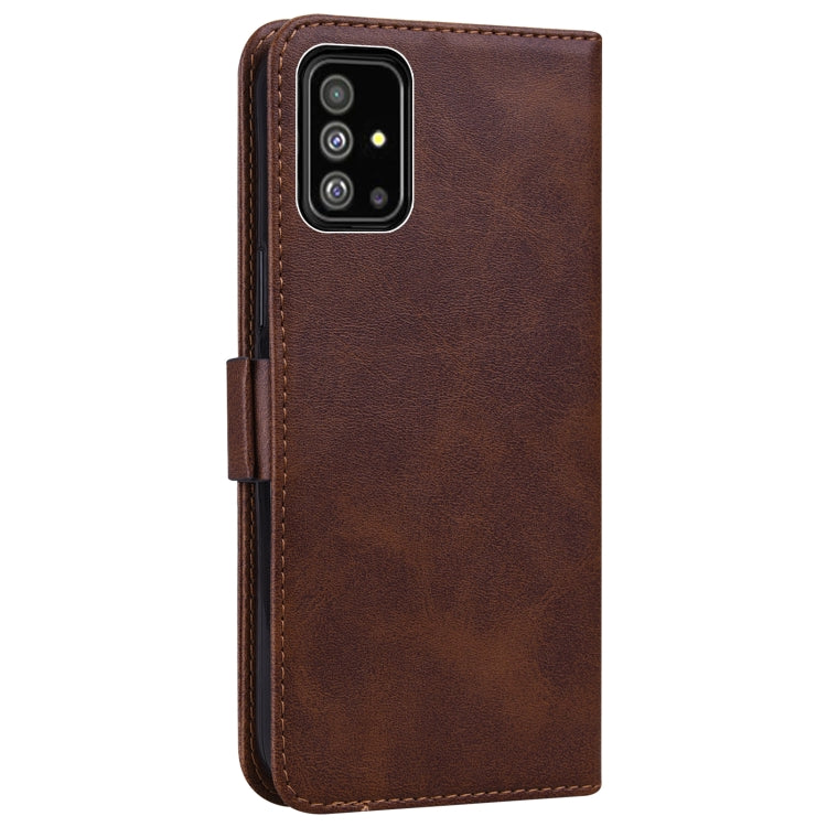 For Samsung Galaxy A71 4G Embossed Cat Butterflies Pattern Horizontal Flip Leather Case with Card Slot & Holder & Wallet