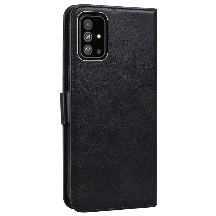 For Samsung Galaxy A71 4G Embossed Cat Butterflies Pattern Horizontal Flip Leather Case with Card Slot & Holder & Wallet