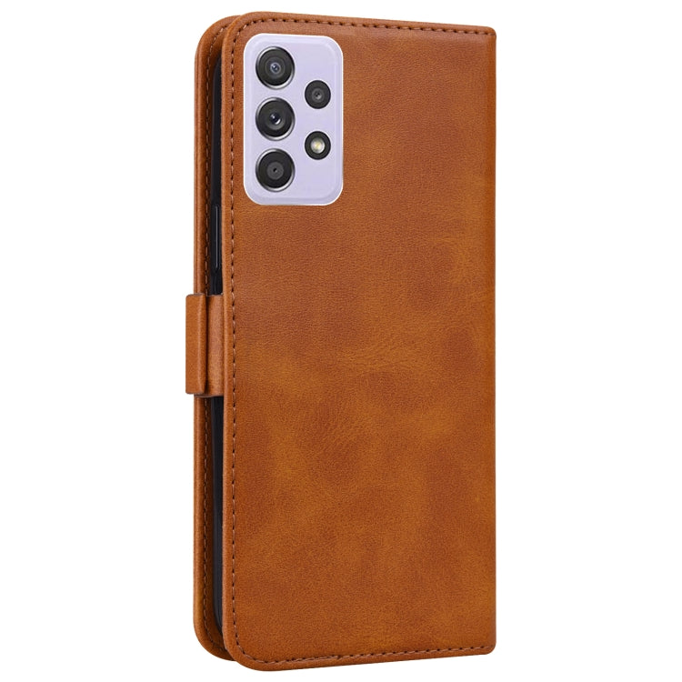 For Samsung Galaxy A72 5G Embossed Cat Butterflies Pattern Horizontal Flip Leather Case with Card Slot & Holder & Wallet