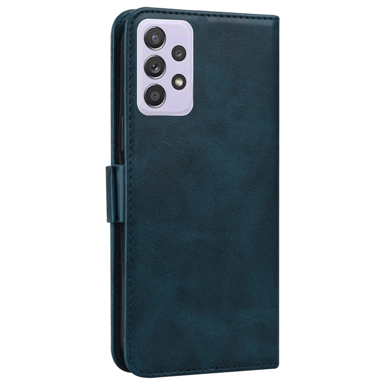 For Samsung Galaxy A72 5G Embossed Cat Butterflies Pattern Horizontal Flip Leather Case with Card Slot & Holder & Wallet