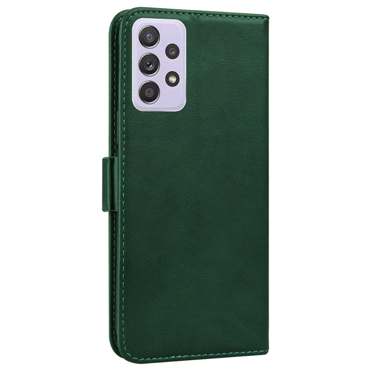 For Samsung Galaxy A72 5G Embossed Cat Butterflies Pattern Horizontal Flip Leather Case with Card Slot & Holder & Wallet