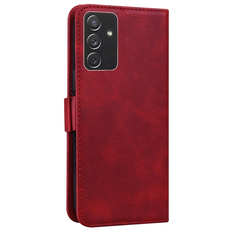 For Samsung Galaxy A82 5G Embossed Cat Butterflies Pattern Horizontal Flip Leather Case with Card Slot & Holder & Wallet