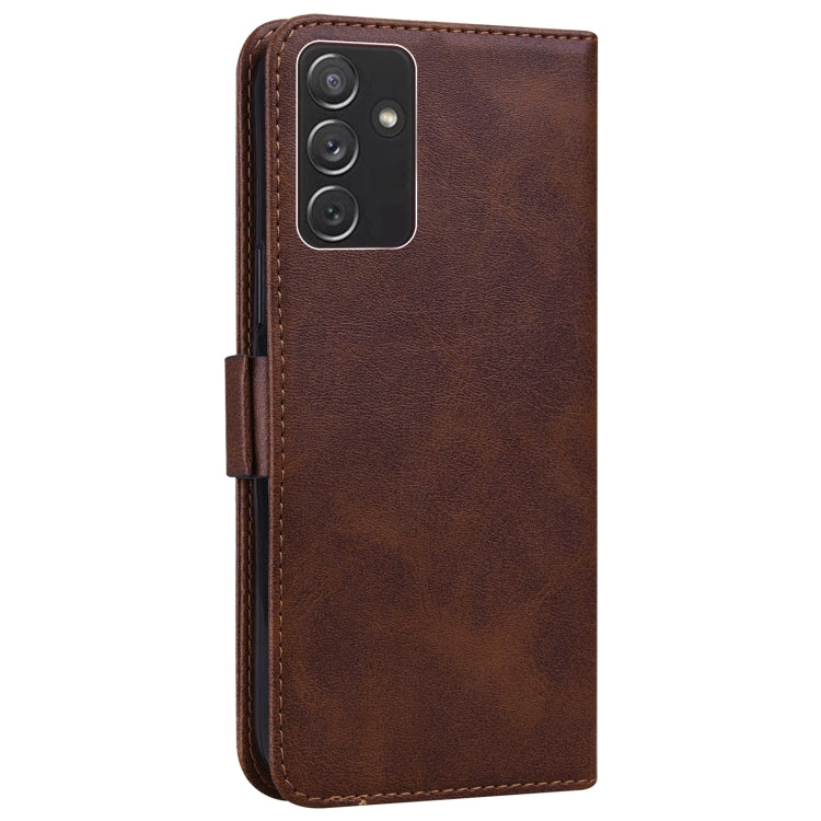 For Samsung Galaxy A82 5G Embossed Cat Butterflies Pattern Horizontal Flip Leather Case with Card Slot & Holder & Wallet
