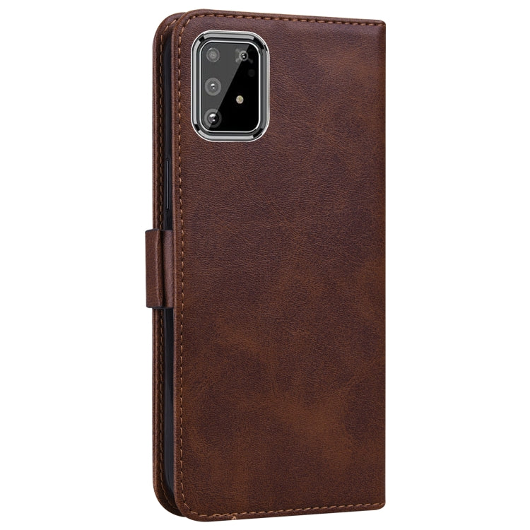 For Samsung Galaxy A91 / S10 Lite Embossed Cat Butterflies Pattern Horizontal Flip Leather Case with Card Slot & Holder & Wallet