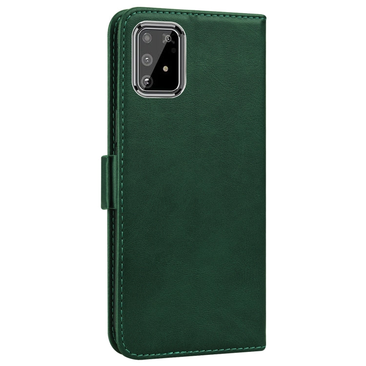 For Samsung Galaxy A91 / S10 Lite Embossed Cat Butterflies Pattern Horizontal Flip Leather Case with Card Slot & Holder & Wallet