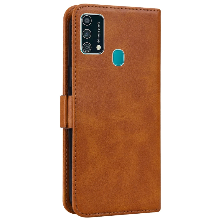 For Samsung Galaxy F41 / M31 Embossed Cat Butterflies Pattern Horizontal Flip Leather Case with Card Slot & Holder & Wallet