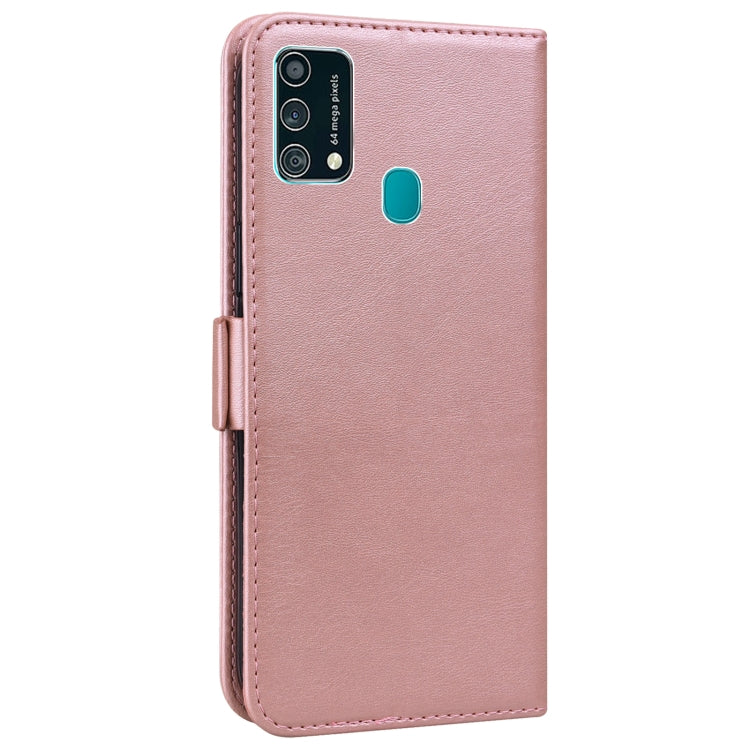 For Samsung Galaxy F41 / M31 Embossed Cat Butterflies Pattern Horizontal Flip Leather Case with Card Slot & Holder & Wallet