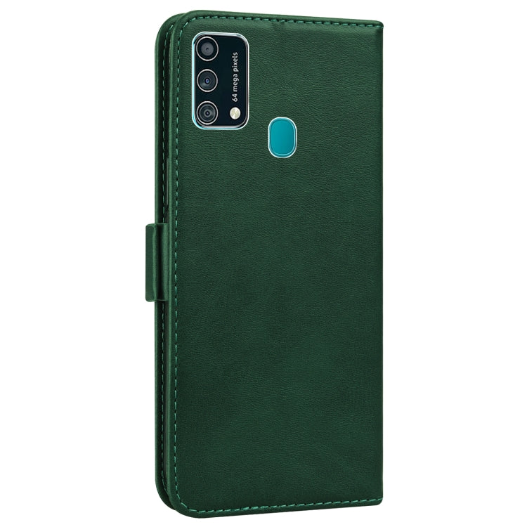 For Samsung Galaxy F41 / M31 Embossed Cat Butterflies Pattern Horizontal Flip Leather Case with Card Slot & Holder & Wallet