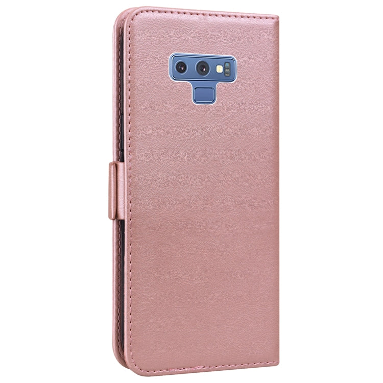For Samsung Galaxy Note9 Embossed Cat Butterflies Pattern Horizontal Flip Leather Case with Card Slot & Holder & Wallet