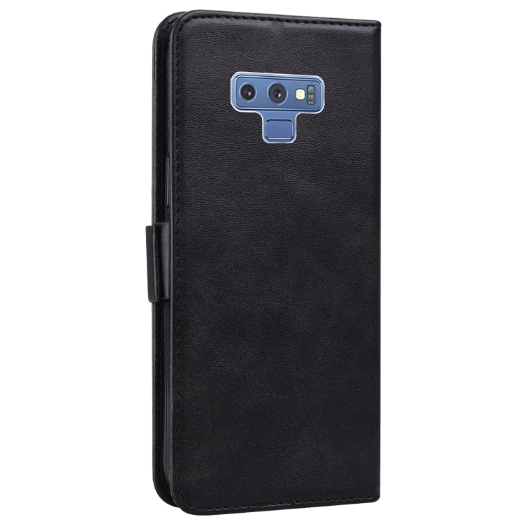 For Samsung Galaxy Note9 Embossed Cat Butterflies Pattern Horizontal Flip Leather Case with Card Slot & Holder & Wallet