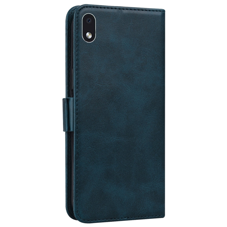 For Samsung Galaxy A01 Core Embossed Cat Butterflies Pattern Horizontal Flip Leather Case with Card Slot & Holder & Wallet
