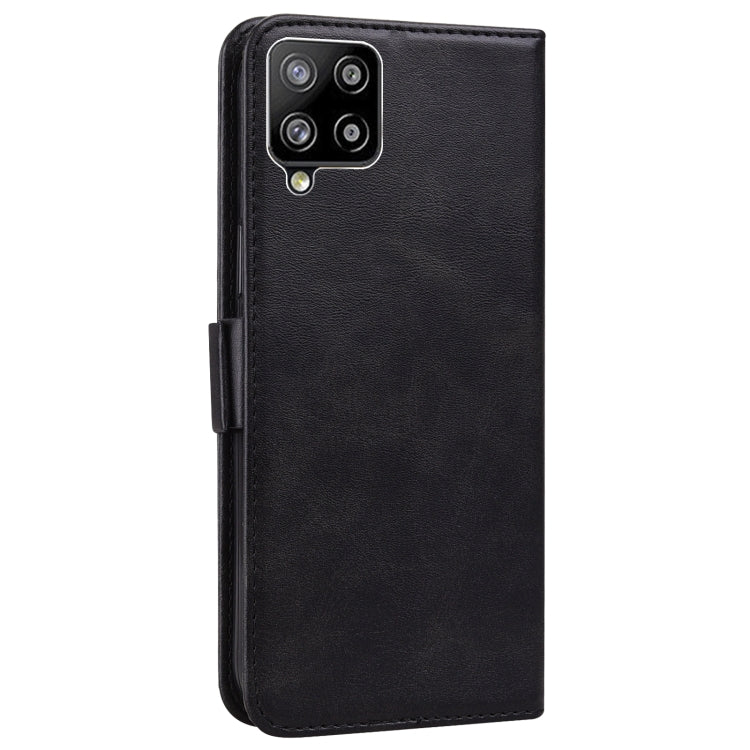 For Samsung Galaxy A42 5G Embossed Cat Butterflies Pattern Horizontal Flip Leather Case with Card Slot & Holder & Wallet
