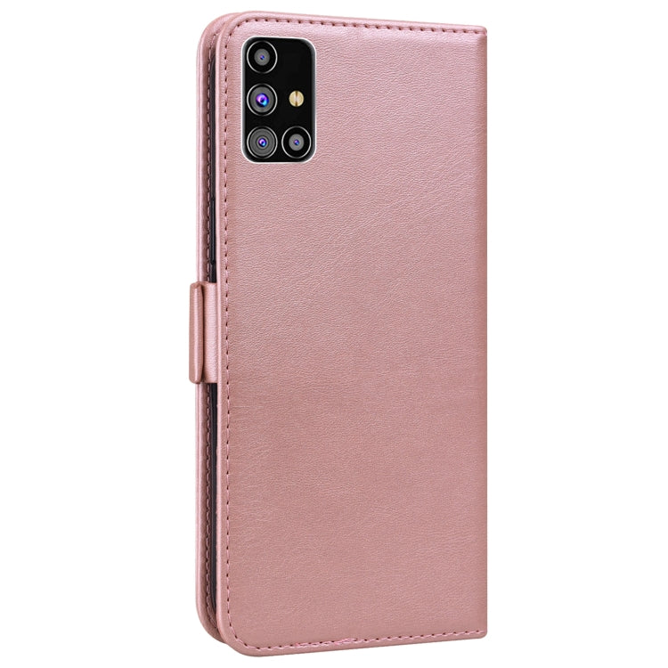 For Samsung Galaxy M31s Embossed Cat Butterflies Pattern Horizontal Flip Leather Case with Card Slot & Holder & Wallet