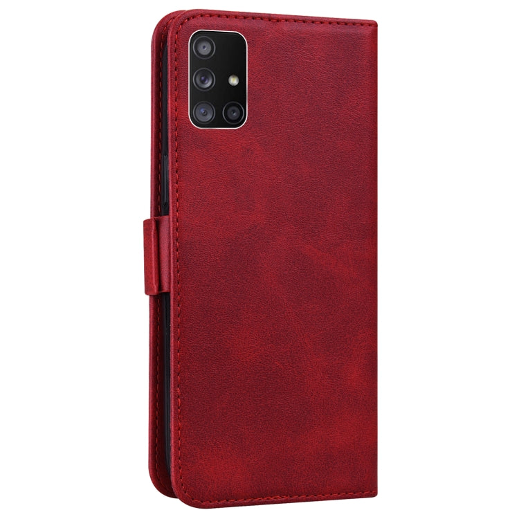 For Samsung Galaxy M51 Embossed Cat Butterflies Pattern Horizontal Flip Leather Case with Card Slot & Holder & Wallet
