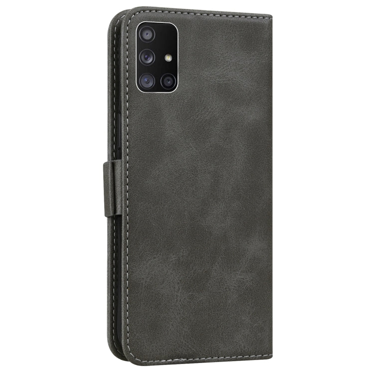 For Samsung Galaxy M51 Embossed Cat Butterflies Pattern Horizontal Flip Leather Case with Card Slot & Holder & Wallet